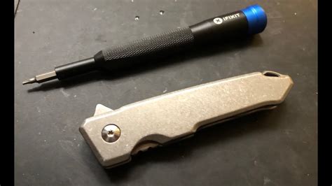 How To Disassemble And Maintain The Spartan Knives Metis Pocketknife