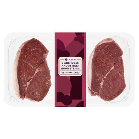 Ocado 2 Aberdeen Angus Beef Rump Steaks Ocado