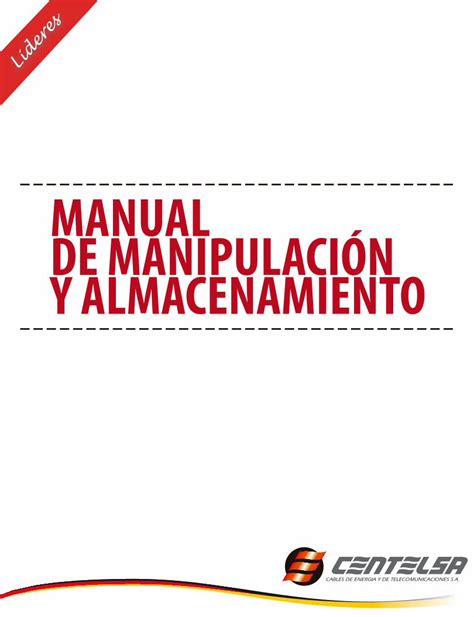 PDF MANUAL DE MANIPULACIÓN Y PDF fileMANUAL DE MANIPULACIÓN Y