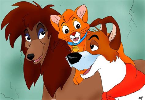 Rita Oliver And Dodger By Wickedlyrita On Deviantart Oliver And Company Disney Art Style