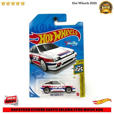 Hot Wheels Honda Crx Turbo Putih Lazada Indonesia