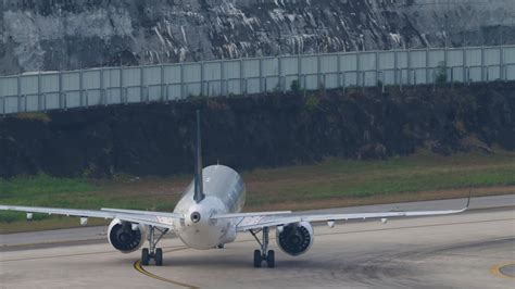 PHUKET, THAILAND FEBRUARY 03, 2023 - Air Astana airplane taxiing at