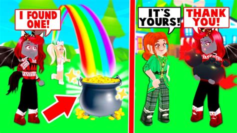 Find The Pot Of Gold Win A Prize With My Best Friend In Adopt Me