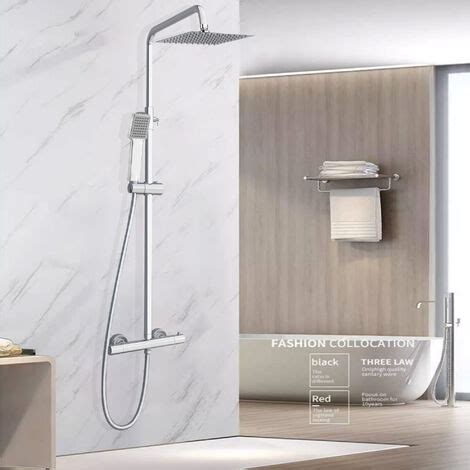 Biubiubath Thermostatique Colonne De Douche Chrom E Syst Me De Douche