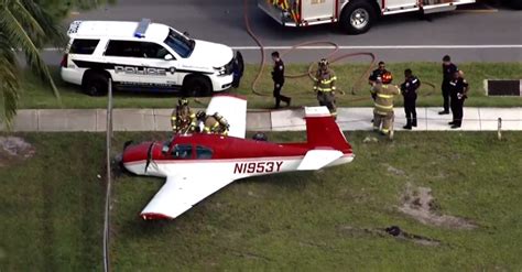 Plane Crash Near North Perry Airport Hospitalizes Pilot Shocks Pembroke Pines Neighborhood