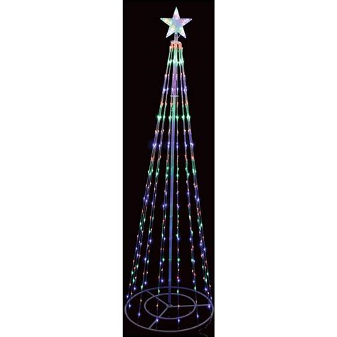 Alpine 86 In Led Lighted Christmas Tree Tower Old Cuyama Do It Best