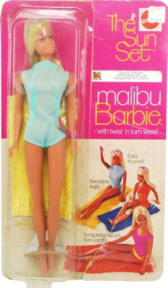 1971 The Sun Set Malibu Barbie Doll 2 1067 Souvenirs Denfance