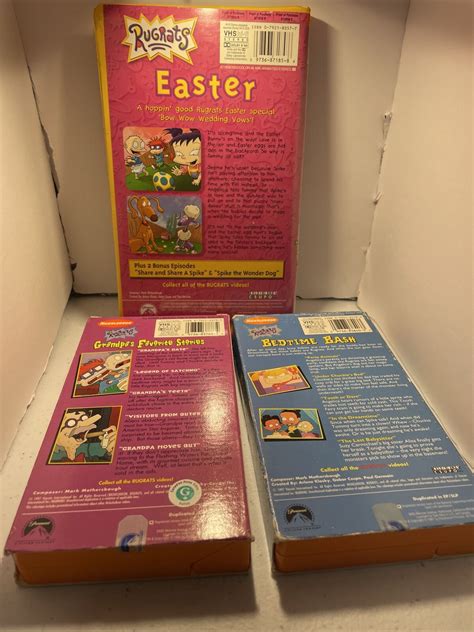 Lot Of Rugrats Vhs Tapes Easter Bedtime Bash Grandpas Favorite