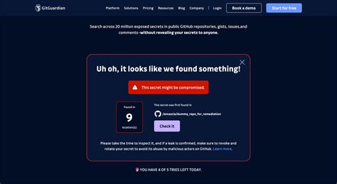 Has Your Secret Leaked? Here's the easiest way to find out.