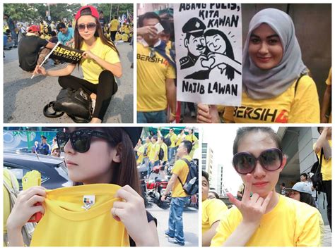 Foto Gadis Gadis Hot Yang Turun Demonstrasi Bersih