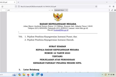 Periodisasi Kenaikan Pangkat PNS Berlaku Enam Periode Berdasarkan SE