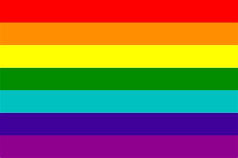 Bandera Del Orgullo Gay Vector Premium
