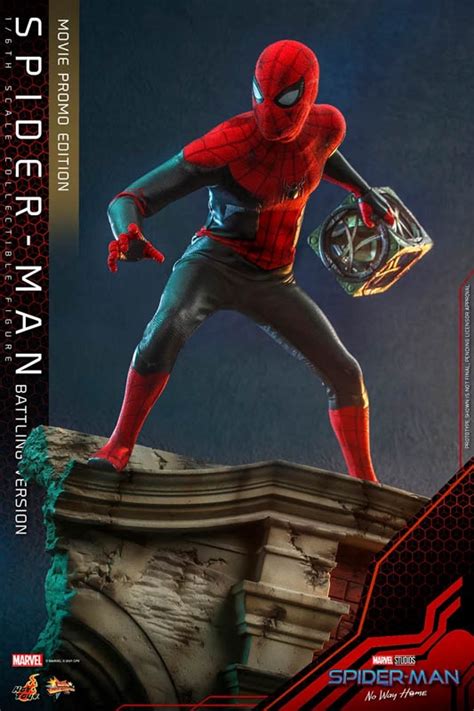 Spider Man Battling Version Movie Promo Edition Hot Toys Scale Figure