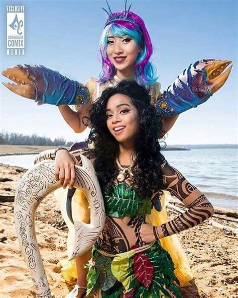 Maui And Tamatoa Cosplay Moana Halloween Costume Maui Cosplay Disney Cosplay