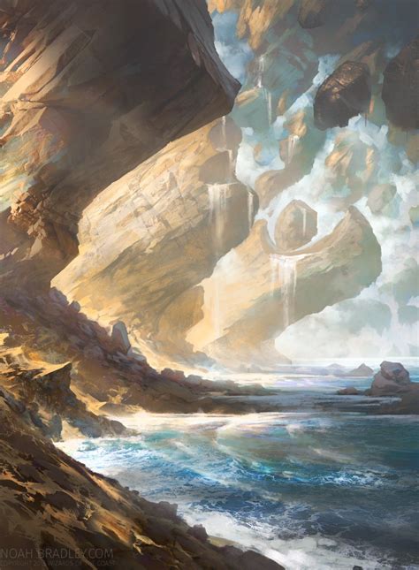 Island Mtg Art From Battle For Zendikar Set By Noah Bradley Art Of