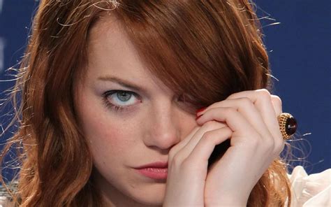 Wallpaper Emma Stone Redhead Look Make Up 1920x1200 646151