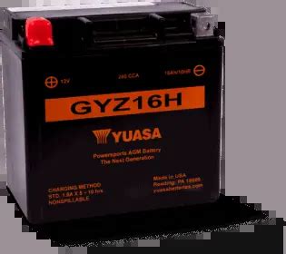 Gyz Series Agm Batteries Yuasa Battery Inc