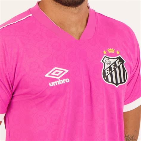 Camisa Umbro Santos Outubro Rosa Futfanatics