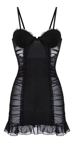 Lingerie Feminina Redes Arrastão Eróticas Rendas Oco Sem Enc Parcelamento sem juros