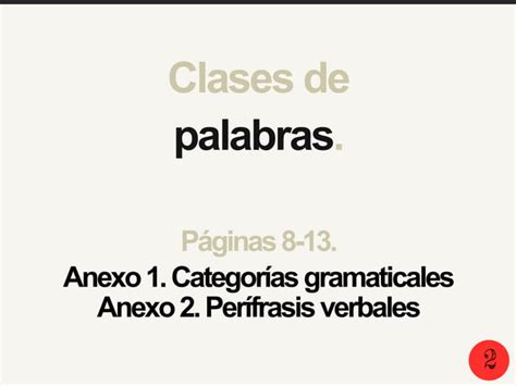 UNIDAD 1 Las palabras morfología y relaciones semánticas PPT