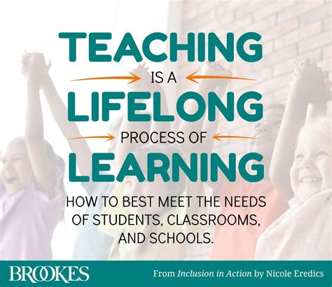 teaching   lifelong process  learning    meet
