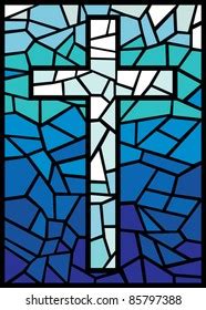 Stained Glass Cross Patterns