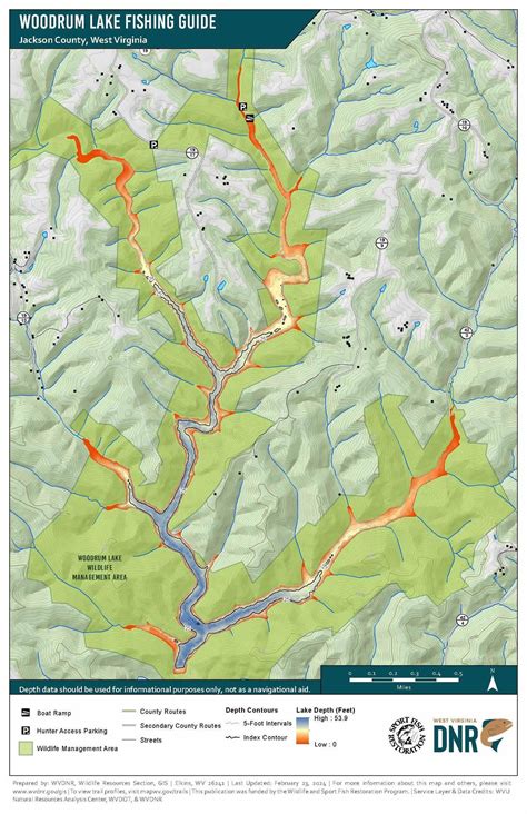 WVDNR District 6 Lake Maps - Bundle Map by WV Division of Natural
