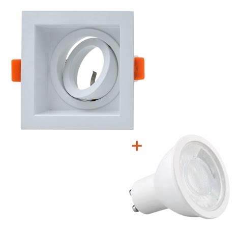 Spot De Embutir Mr16 Dicroica Quadrado Recuado Led MercadoLivre