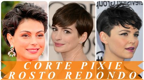 Rosto Redondo Corte Pixie Cut