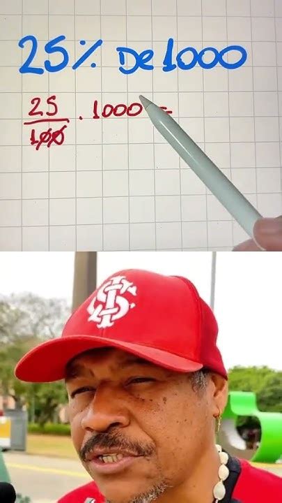 Quanto É 25 De 1000 - Quanto é 25% de 1000?! #professorvictorpolillo #mathematica #matemática ...