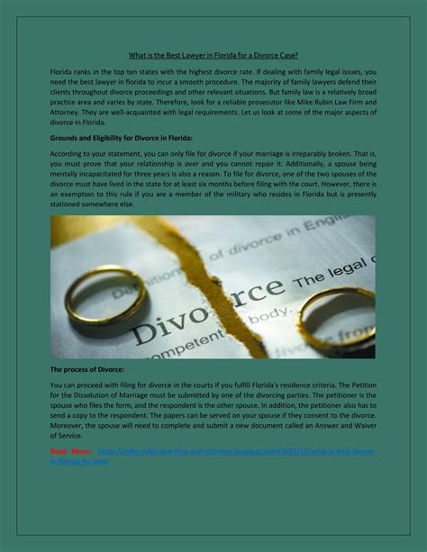 Ppt What Is The Best Lawyer In Florida For A Divorce Case Powerpoint