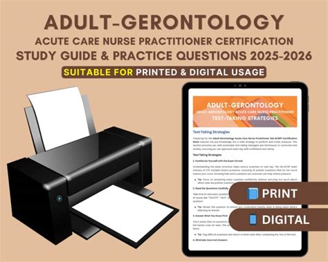 Adult Gerontology Acute Care Nurse Practitioner Certification 2025 2026