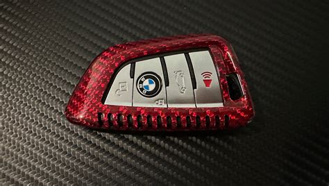 Genuine Carbon Fiber Key Fob Cover For Bmw M8 Competition Exclusive Pa