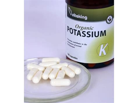 Kálium Potassium 99 mg kapszula 100 db (Vitaking) - Multi-vitamin ...