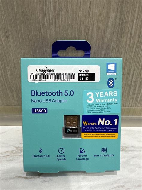TP link Bluetooth 5.0 nano USB adapter, Computers & Tech, Parts ...