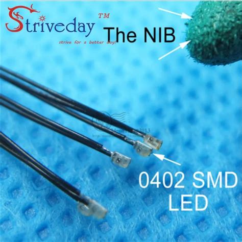 Pcs Smd Pre Soldered Micro Litz Wired Led Leads