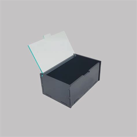 Paperclip Desk Organizer Box Black Mpbimage