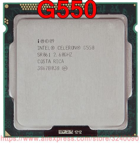 Processador intel celeron g550 original, processador 2.60ghz 2m dual ...