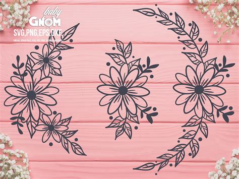 Flower SVG Files Floral SVG Files Flower Cut 901744