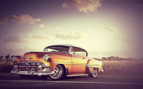 Chevrolet Hot Rod Tuning Low Road Custom Retro Classic Wallpapers HD Desktop And