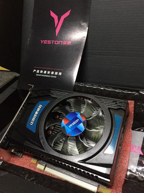 Yeston Rx 550 4GB Graphics Card GPU Computers Tech Parts