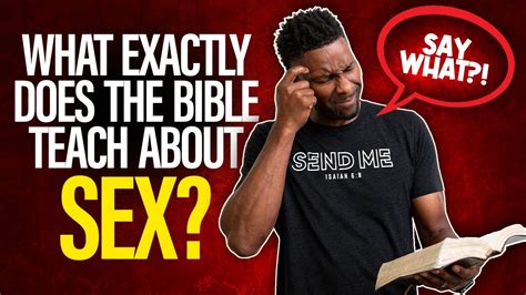 SURPRISING Things The Bible Teaches About SEX YouTube