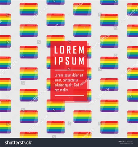 Gay Pride Pattern Lgbt Vector Background Stock Vector Royalty Free Shutterstock