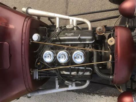 1926 Ford Model T Coupe Hot Rod Chopped Tri Power Chevy Rat Rod NO RESERVE For Sale