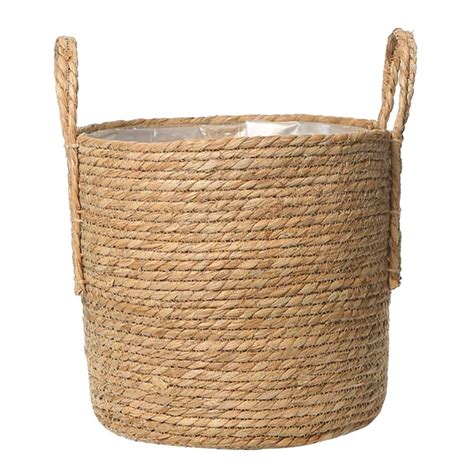 Zerodeko Plant Pots Indoor Seagrass Basket Planter Woven Flower Pot