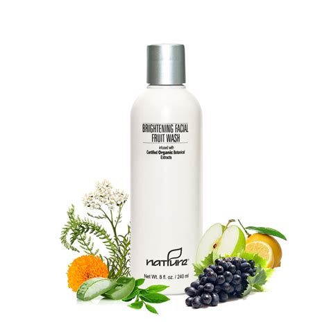 Brightening Facial Fruit Wash with AHA | Nature Pure Pro Holistic