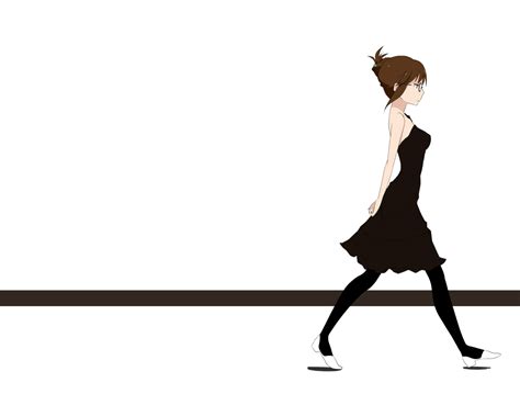 Safebooru Akizuki Ritsuko Arms Behind Back Bare Shoulders Black Dress