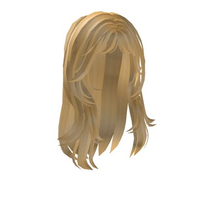 Blonde Wavy Messy Hair Roblox