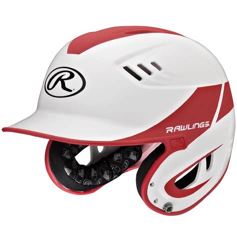 Rawlings Velo Series Senior Tone Home Batting Helmet Red Blue