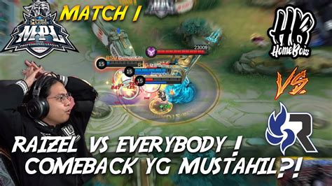 Homebois Vs Rsg Match Mpl My S Youtube